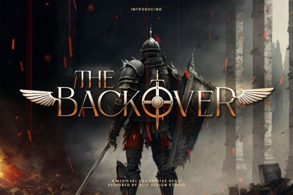 Backover Typeface: A Heroic Touch for Editorial Moments