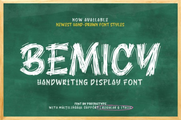 Bemicy: A Playful Display Font for Authentic Brand Identity