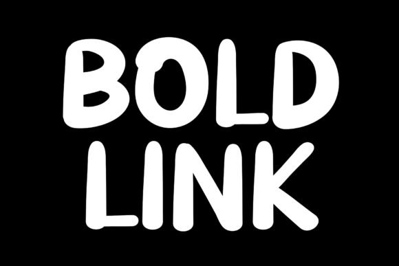 Bold Link: A Handwritten Display Font for Editorial Impact