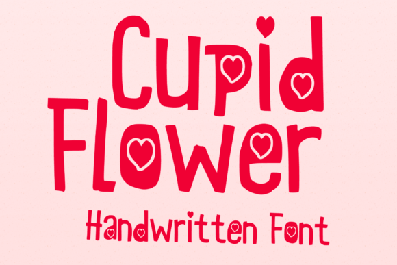 Cupid Flower Font: A Playful, Handmade-Ready Display Typeface