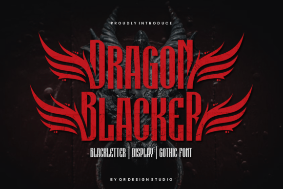 Dragon Blacker: A Display Font for Editorial Impact