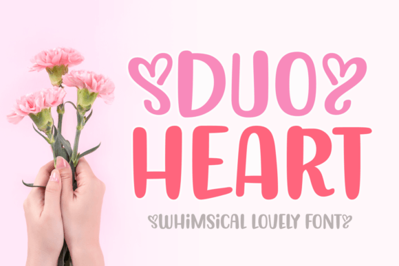Duo Heart Font: Friendly, Consistent Branding for Small Businesses