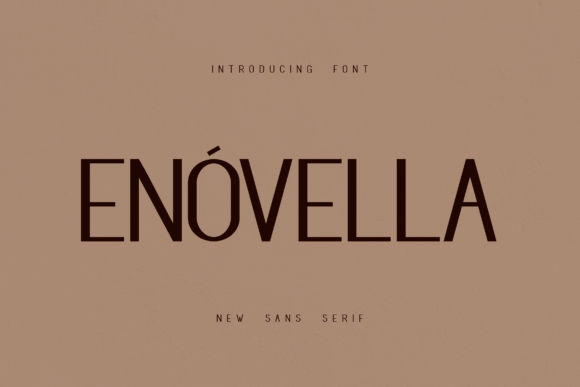 Enovella: A Modern Display Font That Elevates Web Headlines
