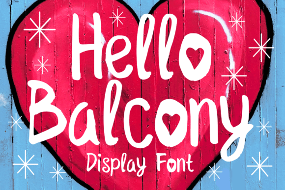 Hello Balcony: A Handmade Display Font for Warm, Human-Centered Web Design