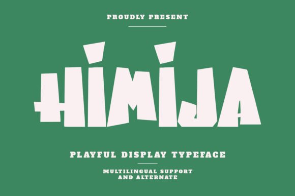 Himija: A Playful Display Typeface for Thoughtful Editorial Moments