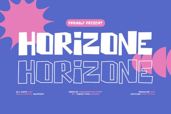 Horizone: A Display Font That Feels Like Handwritten Elegance