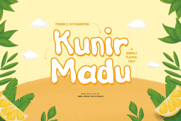 Kunir Madu: A Playful Display Font for Editorial Joy