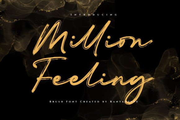 Million Feeling: A Modern Script Font for Small Business Branding