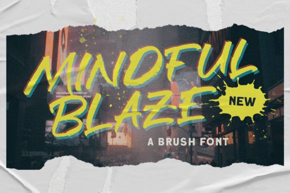 Mindful Braze: A Freestyle Display Font That Feels Human