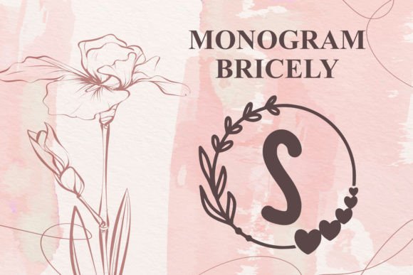 Monogram Bricely: A Display Font That Elevates Your Brand Identity