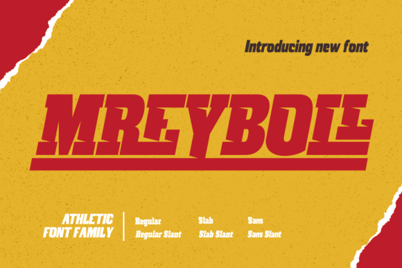 Mreyboll: A Display Font That Makes Your Brand Feel Instantly Sporty & Strong