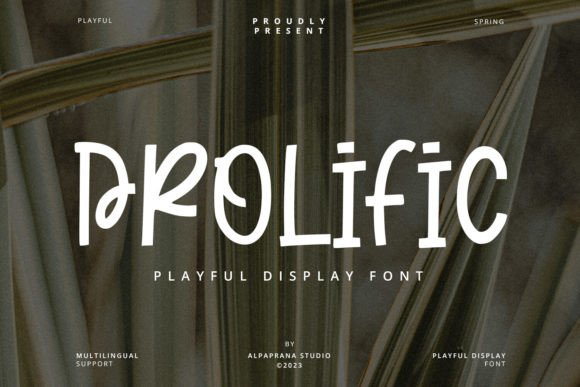 Prolific: A Display Font That Makes Headlines Feel Human