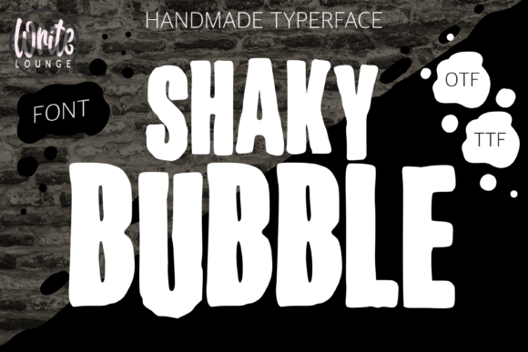 Shaky Bubble: A Playful Display Font for Digital Branding