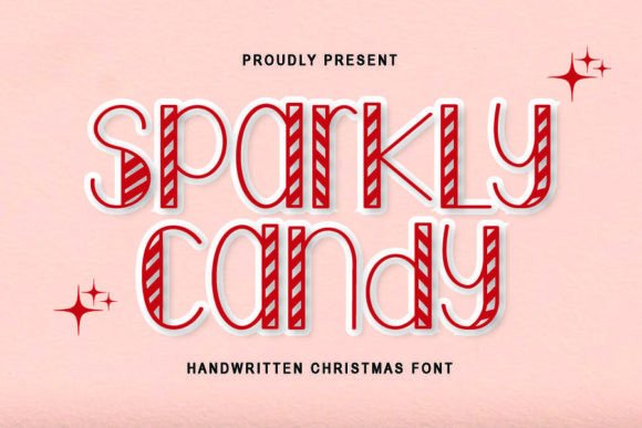 Sparkly Candy: A Festive Display Font That Delivers Joy—Not Just Glitter