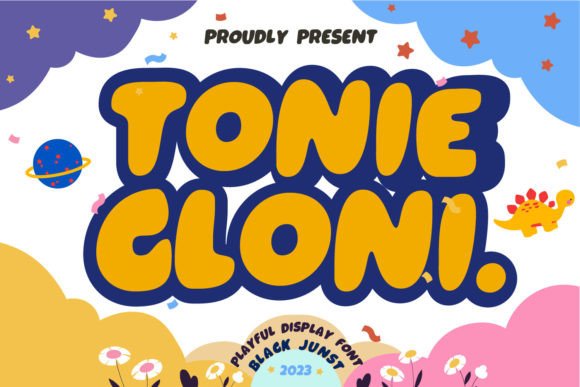 Tonie Cloni: A Joyful Display Font for Small Business Branding