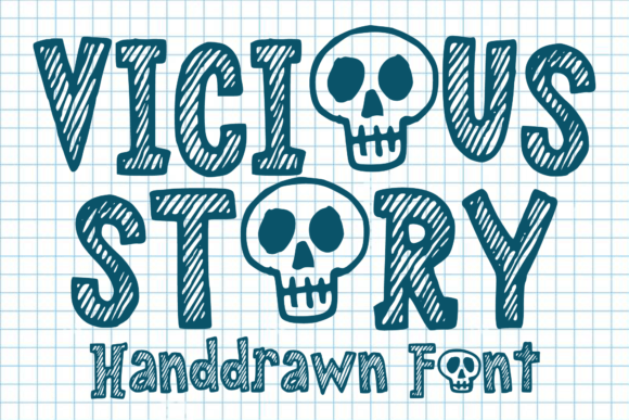 Vicious Story: A Playful Display Font for Bold Brand Moments