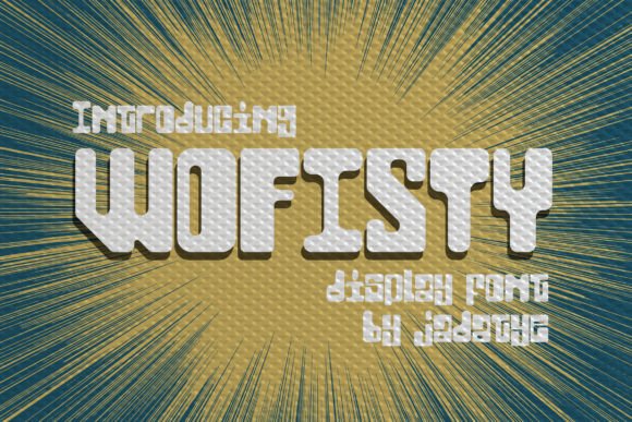 Wofisty: A Retro-Fun Display Font for Digital Branding